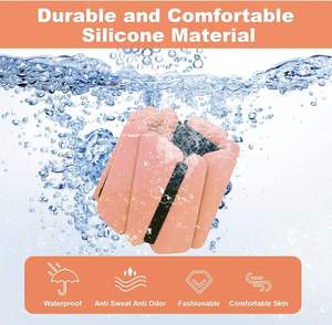 Pesas de Tobillo y Muñeca Ajustables de Silicona en Forma de U, Transpirables y Duraderas, de 2LB, para Gimnasio, Empaque Personalizado al por Mayor - Product Image 5