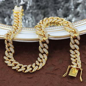 سلسلة الهيب هوب طراز كوبي مجوهرات الموضة قابلة للتخصيص 14 سلسلة ذهبية سعر عادل قلادة نمط الراب بلينغ المجوهرات - Product Image 2