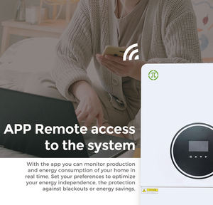 GOOTU EU 8.2KWハイブリッドソーラーインバータ48V <span class=keywords><strong>DC</strong></span>-<span class=keywords><strong>AC</strong></span> 230VACコンバータLCDディスプレイ8200Wソーラーパワーインバータ - Product Image 4