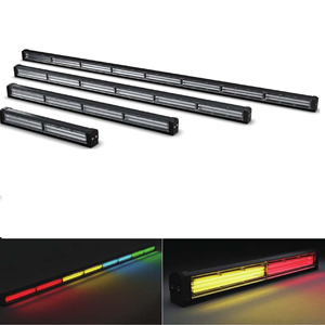 Avertissement de <span class=keywords><strong>trafic</strong></span> IP67 ambre bleu <span class=keywords><strong>clignotant</strong></span> frein arrière tout-terrain calandre stroboscopique LED conseiller barre lumineuse avec boîtier lisse - Product Image 6