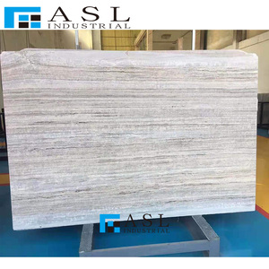 Mármol Blanco Gris <span class=keywords><strong>Marmara</strong></span>/Makrana con Vetas Rectas para Diseño de Pisos, con Líneas Rectas de Cristal, Precios de Baldosas en Pakistán - Product Image 4