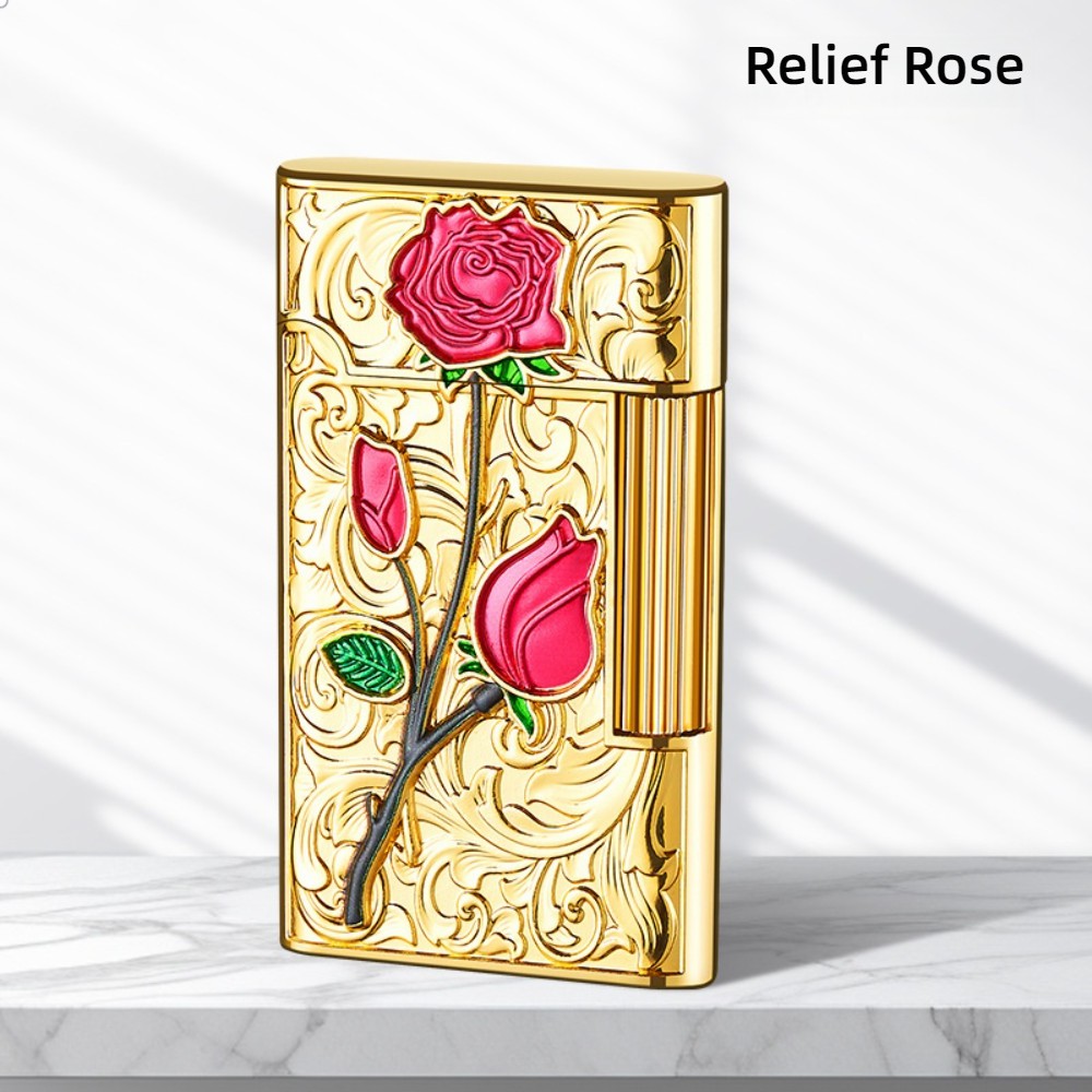 Rose en relief