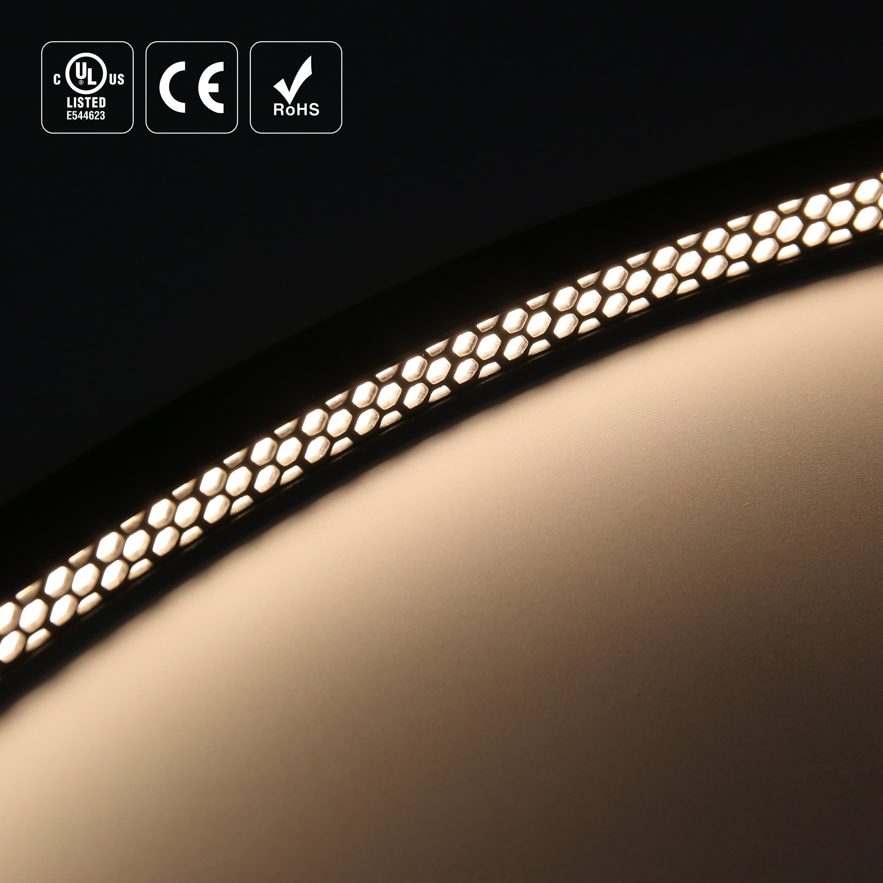 New Top View 1616 Anti-Glare Flexible Neon Light 3000K Silicone IP67 Led Neon Light Strip 10W DC24V Led Strip Lighting Outdoor