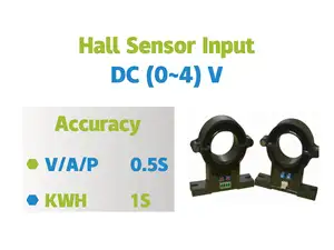 Meteran Faktor Daya Digital Akurasi Dc, RS232 Lora Modbus 0.5 Multifungsi