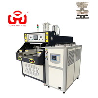 Machine de soudage à table coulissante automatique sur mesure pour sandales en cristal pressées à chaud