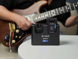 Système sans fil M-VAVE WS13 5,8 GHz, émetteur-récepteur, audio sans perte, rechargeable, adapté pour la guitare, la basse, les performances live - Product Image 4