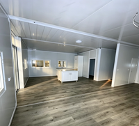 Maison conteneur extensible 20 pieds 40 pieds, maison mobile préfabriquée, logement modulaire 3-4 chambres pour chantier de construction, complexe hôtelier, village
