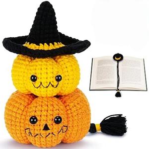 Cadeaux faits à la main pour les amateurs de crochet, kit de crochet DIY pour <span class=keywords><strong>animaux</strong></span> dinosaures, tutoriel vidéo, <span class=keywords><strong>porte</strong></span>-clés tissé mignon, débutants, nouvel an - Product Image 3