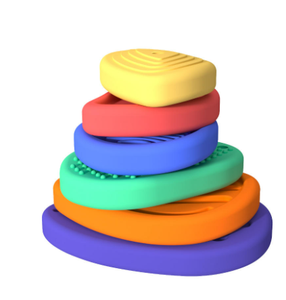 Fidget Toys Silicone Sensory Stone Children's Stress Relief Toys with Soft Silicone Texture Sensory Stone Toys - Product Image 4