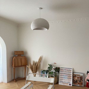 Lampada pendente moderna design in resina grige E27 bianco ovale a sospensione <span class=keywords><strong>per</strong></span> decorazione <span class=keywords><strong>per</strong></span> la casa Art ristorante S'guindoor lampada a sospensione - Product Image 2