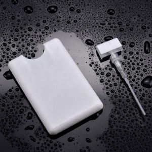 Screen Printing 20ml Plastic Credit Card Flat <b>Spray</b> <b>Bottle</b> Pocket Size Card Sprayer,<b>empty</b> White Credit Card Perfume <b>Spray</b> - Product Image 5