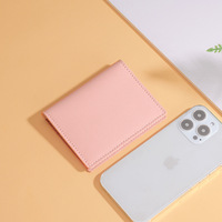 Vente en gros usine : Étui de voyage multifonction en cuir PU personnalisable, vierge, à personnaliser soi-même, pour cartes de visite et passeport, avec blocage RFID