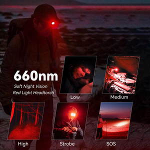 LED Headlamp 5 Lighting Modes USB Rechargeable for Customers to Customized Rechargeable Head <b>Light</b> Heads Head Led Lamp - Product Image 3