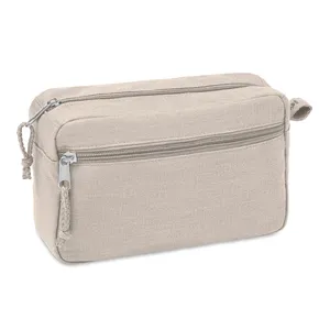 Porta cosmetici in canapa NAIMA, merchandising sostenibile - Product Image 2