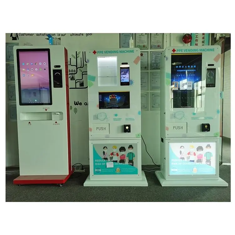 ppe vending machine cashless service vending machine mask ppe automatic vending machine