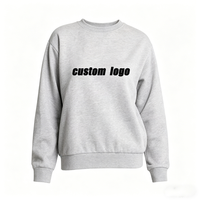 Sweat-shirt d'hiver personnalisé de haute qualité pour femme, col rond, uni, en mélange polyester-coton, doux, à manches longues, pour le fitness