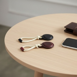 Boshiho Leather Key <b>Ring</b> Cases for Protective Cover Portable Handmade Genuine Leather Air Tag Holder with <b>Keyring</b> Protective - Product Image 3