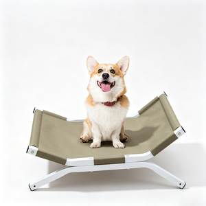 Lit pliable pour animaux de compagnie, portable, en tissu Oxford, design minimaliste, utilisation en intérieur pour chiens, amovible, lavable, forme rectangulaire, toutes saisons - Product Image 2