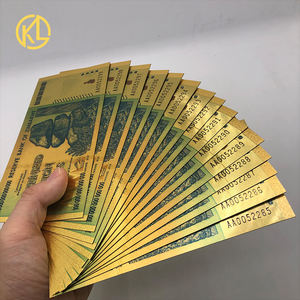 ธนบัตรซิมบับเว 100 ล้านล้านดอลลาร์  แบบมีฟอยล์ทอง สำหรับใช้เล่นเกมหรือสะสมเป็นของที่ระลึก - Product Image 1