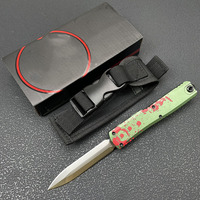 Couteau pliant haut de gamme en alliage d'aluminium UT85, couteau de survie tactique portable pour le camping en plein air, couteau de défense personnelle pour la jungle