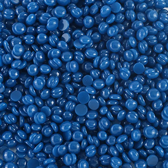 Professional private label wholesale cheap price blue brazilian depilatory wax beads hard beans for hair removal