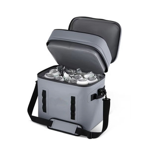 Fabrika sıcak satış lüks katlanabilir termal soğutucu çanta çift katmanlı yalıtım kare 20/30 kutular yumuşak taze kek gıdalar soğuk tutmak - Product Image 6