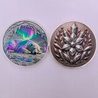 Pièces de monnaie en cuivre animalier en gros 2026, pièce commémorative de 1 once, médaille artisanale en métal 2D, pièce de monnaie en cuivre pur pour cadeau souvenir