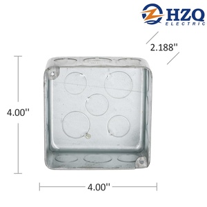 Boîtiers carrés de 4 pouces avec conduit hermétique K.O.S homologués UL - Product Image 5