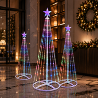 Spectacle de lumière chorégraphié pour arbre de Noël d'intérieur avec écran LED, application et télécommande
