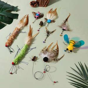 Snows Paws Giocattolo per Gatti in Plastica Divertente e alla Moda con Testa Sostituibile per Stuzzicare gli Insetti - Essenziale per il Divertimento di Gatti e Cani - Product Image 1