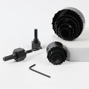 Dr. Giant Hole Saw Set 19-64mm Carbide Tipped High Carbon Steel For Plaster And Drywall Drilling - Product Image 1