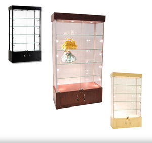 Vetrina per vetrine in vetro a visione completa vetrina per gioielli per orologi - Product Image 4