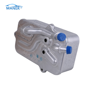 MANER Auto Parts 09E409061 Transmission Aluminum Oil Cooler Enfriador De Aceite <strong>Coolant</strong> for <strong>Audi</strong> A6 A8L - Product Image 1
