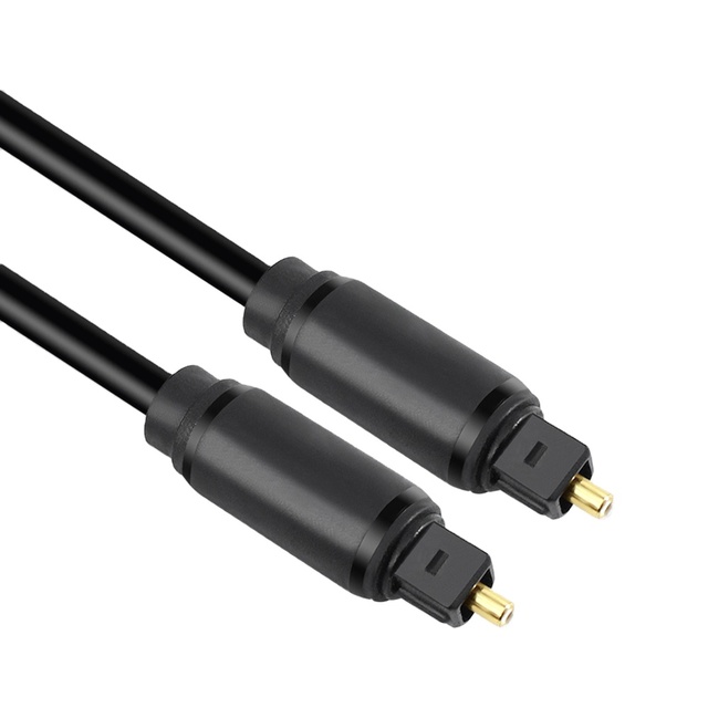 High Quality 24K Gold Plated PVC Jacket Braid Shielded Toslink Optical Fiber Audio Cable Male to Male Connector for HDTV Speaker