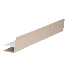 Outwater 3/8'' Sidewall Aluminum F Channel