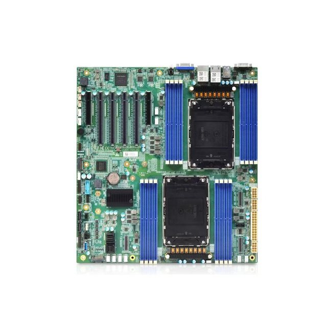 New Intel C741 Chipset LGA4677 DDR5 16 XDIMM Slots Server Motherboard with SATA Support for 4th/5th Gen Xeon CPUs