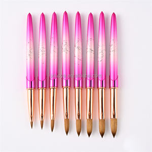 Sally Beauty Ensemble de cheveux ovales de haute qualité pour virole à sertir en poudre et liquide Meilleurs pinceaux à ongles en acrylique de luxe pour <span class=keywords><strong>Amazon</strong></span> - Product Image 3