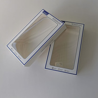 Boîte personnalisée pour étui de téléphone avec fenêtre, emballage pour produits électroniques, boîtes en papier personnalisées imprimées pour étuis de téléphone avec fenêtre transparente