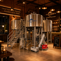 Équipement complet de brassage de bière Tonsen 500L-5000L, système de brasserie clé en main, machine en acier inoxydable 304 pour brasserie commerciale
