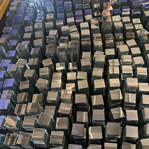 Chất lượng cao không khung tùy chỉnh kích thước độ dày khác nhau bạc <span class=keywords><strong>Glass</strong></span> tường gương - Product Image 3