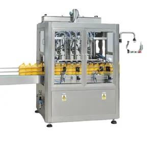 Npack Manufacturing Automatic Oil Piston Filler Price 5 Gallon Jerrycan Engine Oil Lubricant Filling Machine