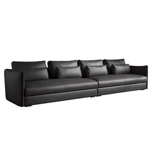 Kabasa Hoge Kwaliteit Sectionele Bank Zachte Zitter Set L Vorm Luxe Sectionals Woonkamer Lederen Bank