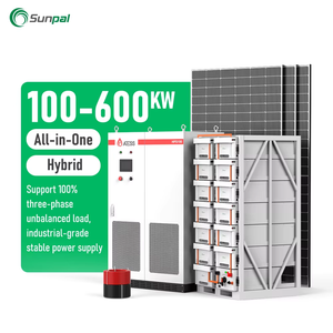 Sunpal năng lượng mặt trời hệ thống điện hoàn chỉnh lai 200Kw 300kw 400kw 500kw Pin lưu trữ năng lượng mặt trời cài đặt Kit cho thương mại - Product Image 1