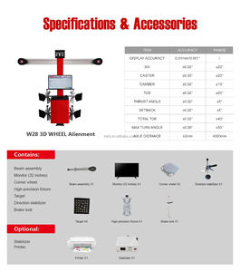 Allineatore Ruote 3D Hongtech con Display LED Digitale, Piattaforma Elevabile e Potenza 250W, Approvato CE - Product Image 3