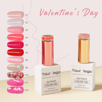 Ensemble de vernis gel sans HEMA Cloverfei, fournisseur d'or, OEM ODM, créez votre propre marque, vernis gel UV 15 ml, peinture à ongles