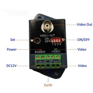 جهاز إرسال واستقبال فيديو نشط UTP بقناة واحدة لمسافة 1000 متر، متوافق مع أنظمة AHD وTVI وCVI، مع وحدة إرسال واستقبال ثنائية التواء لأنظمة المراقبة بالدوائر التلفزيونية المغلقة - Product Image 2