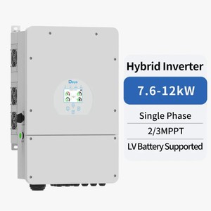 เครื่องกำเนิดไฟฟ้าพลังงานแสงอาทิตย์ Deye 7.6-12kW เฟสเดียว 2/3MPPT รองรับแบตเตอรี่แรงดันต่ำ ประหยัดพลังงาน - Product Image 1