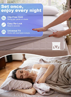 Fixations de draps antidérapantes pour coins, attaches de maintien pour draps pour maintenir la literie serrée et en place, compatibles avec la plupart des types de matelas