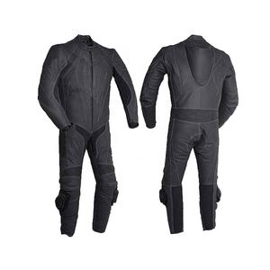 Protection respirante-Combinaisons en cuir de moto entièrement personnalisées Combinaison de moto en cuir de vachette Combinaisons de course sur mesure - Product Image 1