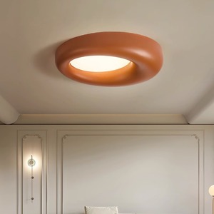 Plafonnier moderne minimaliste de style crème nordique, éclairage créatif personnalisé pour salon, chambre à coucher, éclairage principal design - Product Image 4